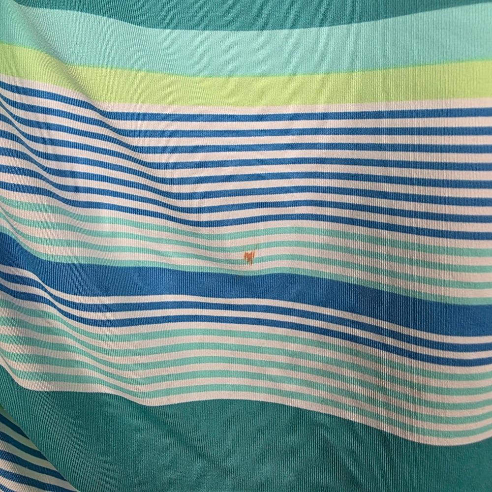 Title Nine By Carve Designs Striped Quarter Zip Pullover‎ Shirt Women's Medium - Picture 3 of 6